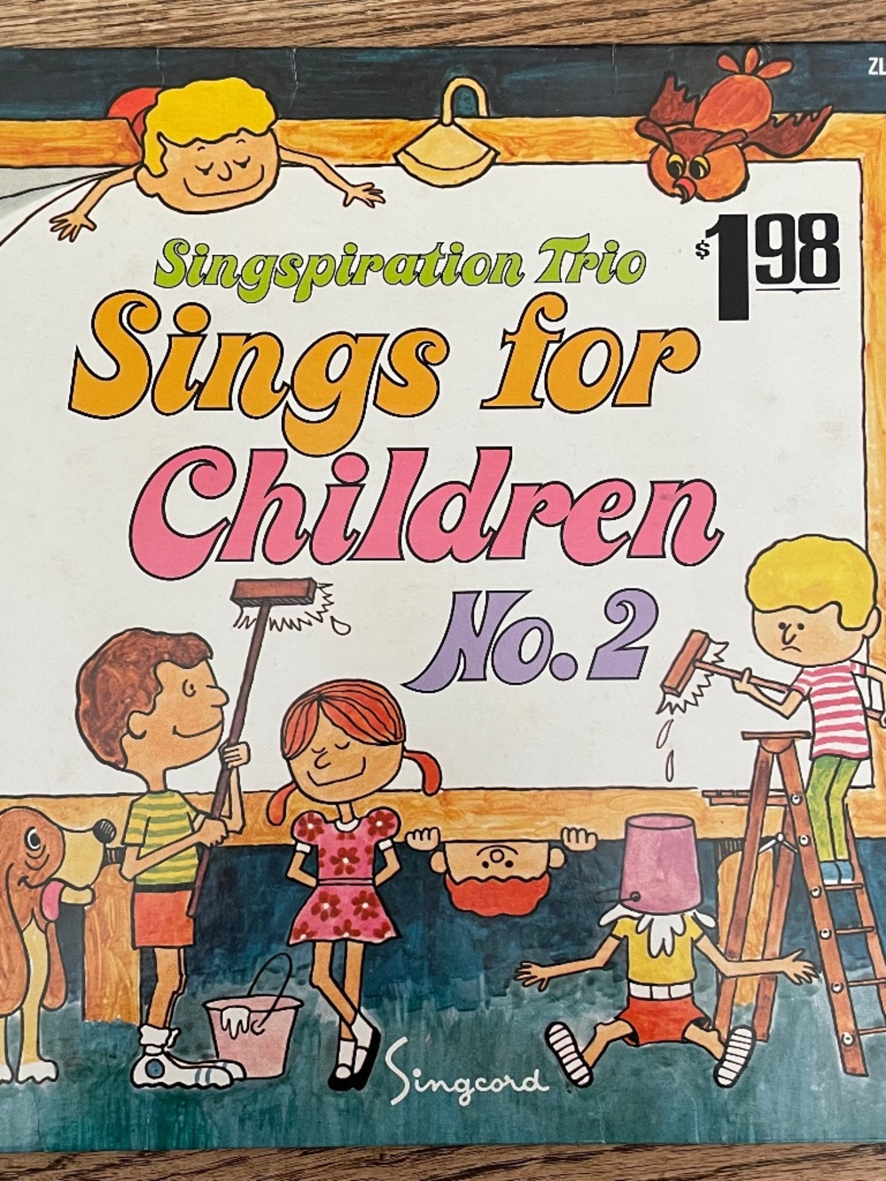 Singspiration Trio Sings For Children No. 2 LP Record Dick Bolks / Jesus 1971